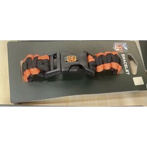 Cincinnati Bengals NFL Football Paracord Bracelet Team‎ Colors Logo New